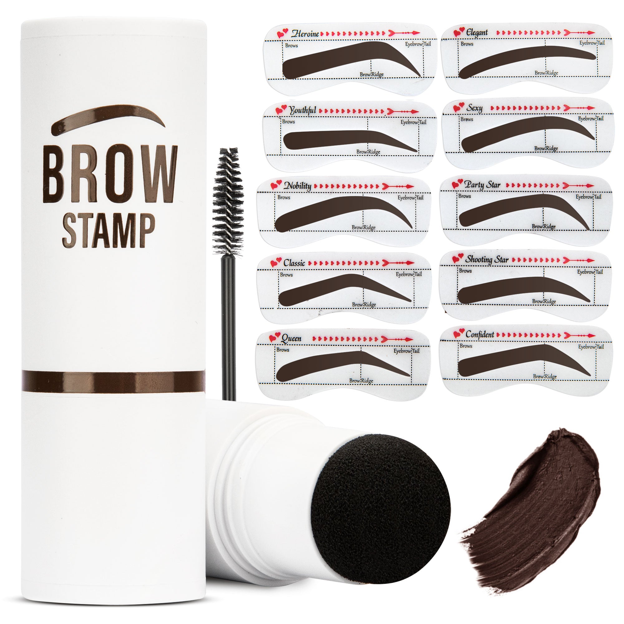 Eyebrow Stamp Stencil Kit Brow Stamp And Shaping Kit One Step